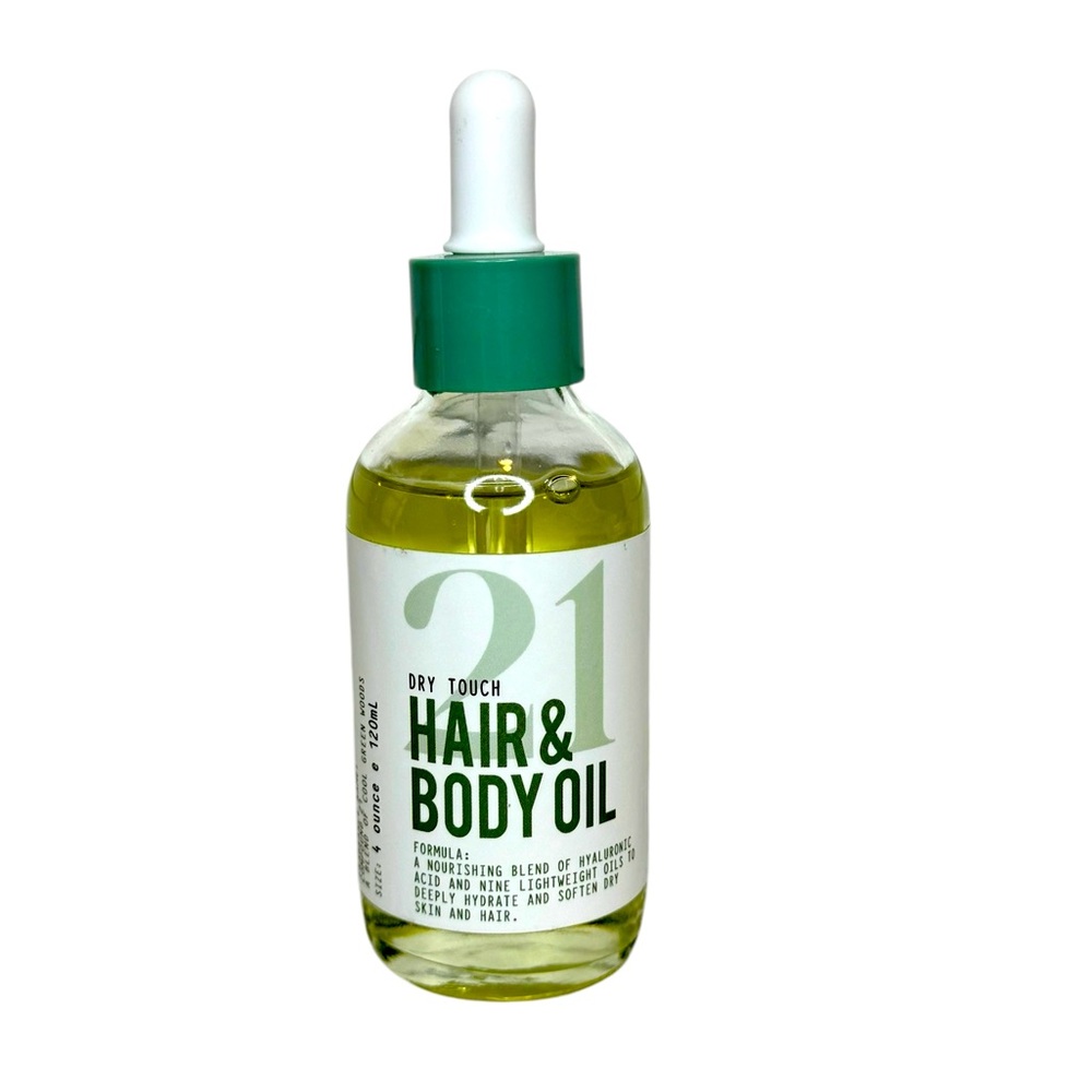 Miim.Miic Compound 21 Cool Green Woods Dry Touch Hair & Body Oil, 4 oz